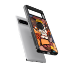 lil spaceman back phone cover | glass case for google pixel 8 pro
