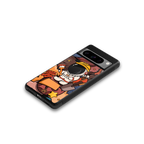 lil spaceman back phone cover | glass case for google pixel 8 pro