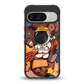 lil spaceman back phone cover | glass case for google pixel 9