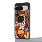 lil spaceman back phone cover | glass case for google pixel 9