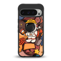 lil spaceman back phone cover | glass case for google pixel 9 pro