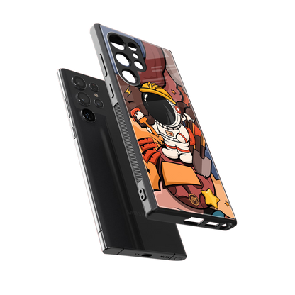 lil spaceman back phone cover | glass case for samsung galaxy s24 ultra