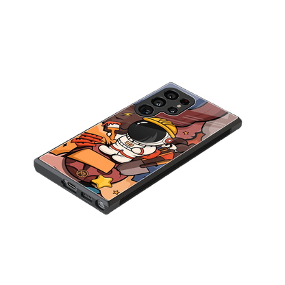 lil spaceman back phone cover | glass case for samsung galaxy s24 ultra