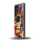 lil spaceman back phone cover | glass case for samsung galaxy s25 ultra