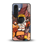 lil spaceman back phone cover | glass case for samsung galaxy s24 plus