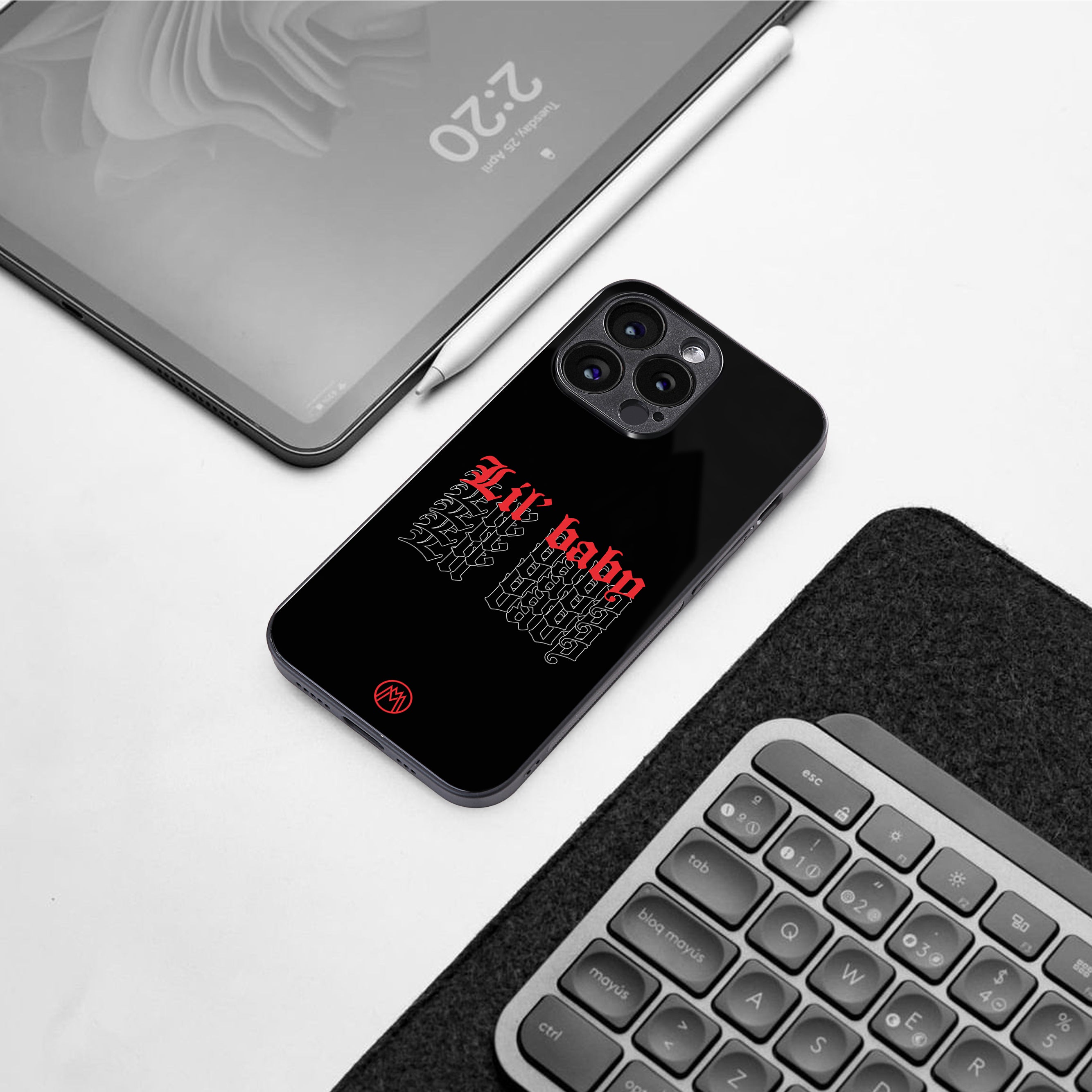 lil baby back phone cover | glass case for iphone 16 plus