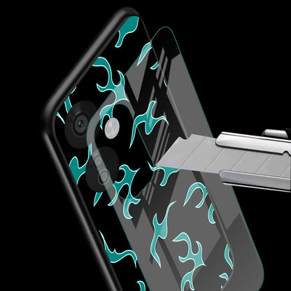 Lil Blue Flames Phone Cover | Glass Case