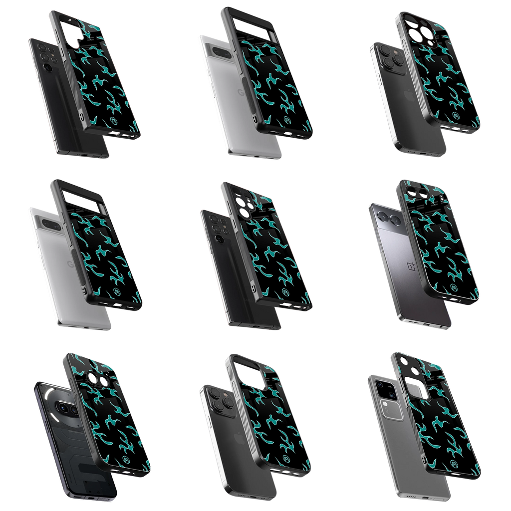 Durable Glass Back Mobile Case for iPhone, Samsung, OnePlus, Google Pixel, Redmi, Vivo, Oppo