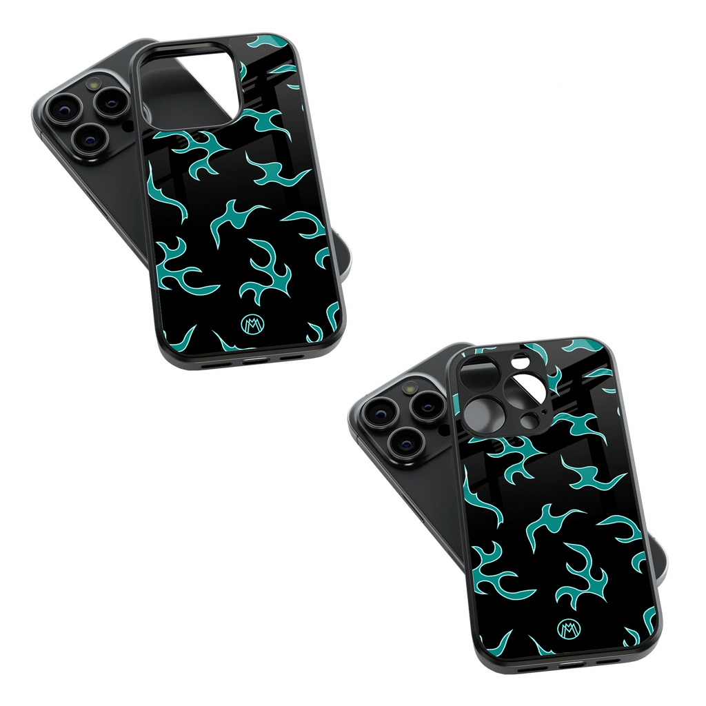 Trendy Glass Back Mobile Case for iPhone, Samsung, Redmi, OnePlus, Google Pixel, Motorola