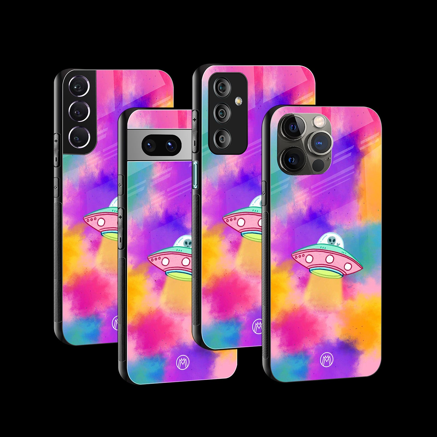 Lil Colourful Alien Phone Cover | Glass Case