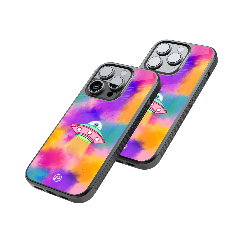 Protective Glass Back Phone Case Compatible with iPhone, Samsung, OnePlus, Pixel & More