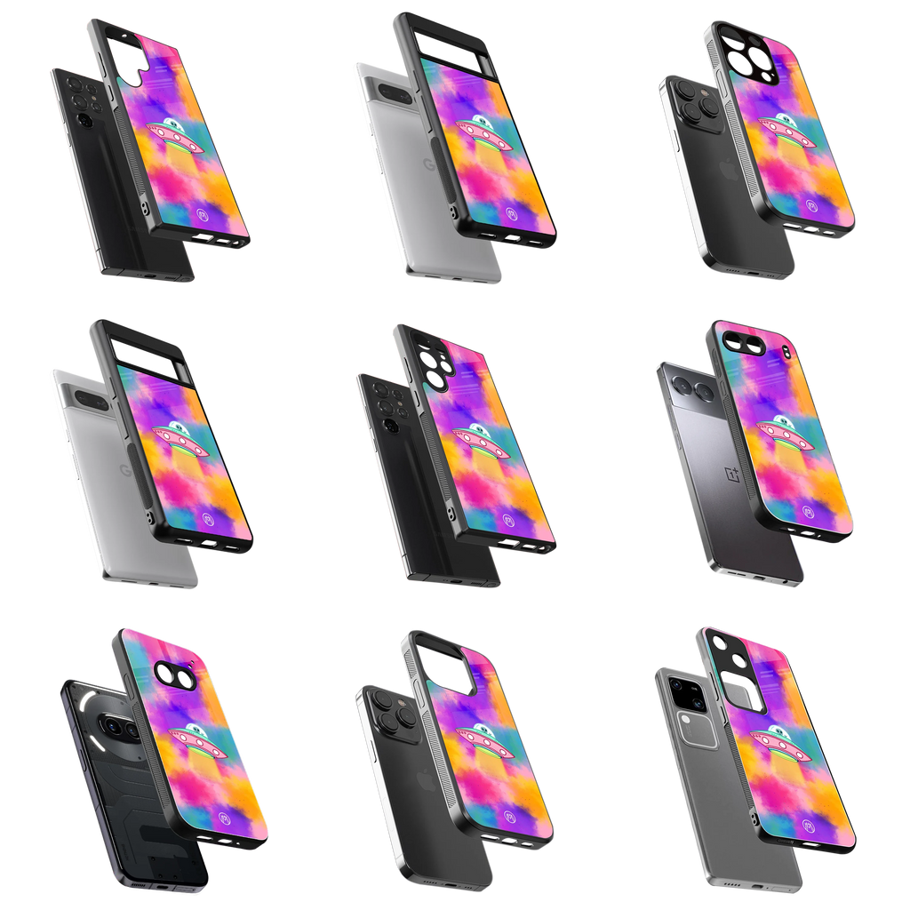 Durable Glass Back Mobile Case for iPhone, Samsung, OnePlus, Google Pixel, Redmi, Vivo, Oppo