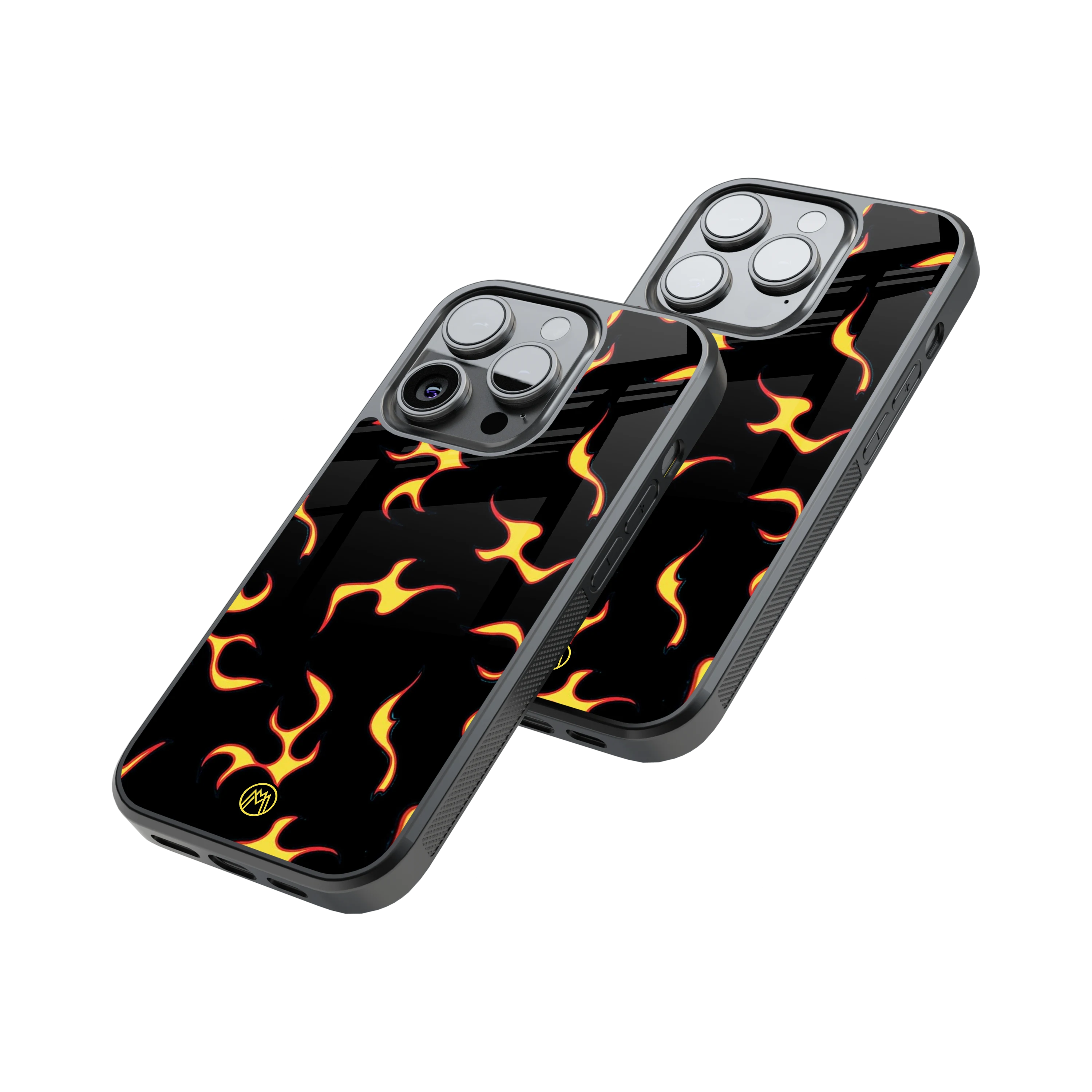 Protective Glass Back Phone Case Compatible with iPhone, Samsung, OnePlus, Pixel & More