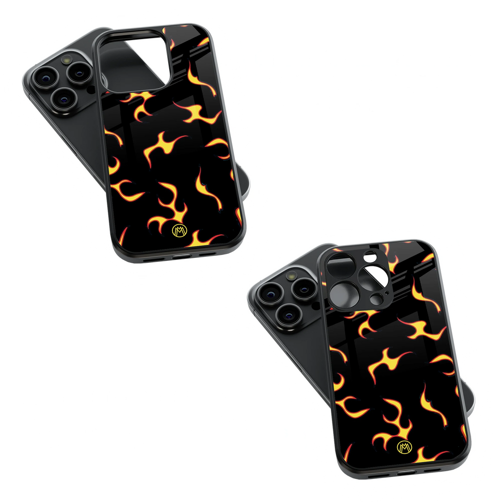 Trendy Glass Back Mobile Case for iPhone, Samsung, Redmi, OnePlus, Google Pixel, Motorola