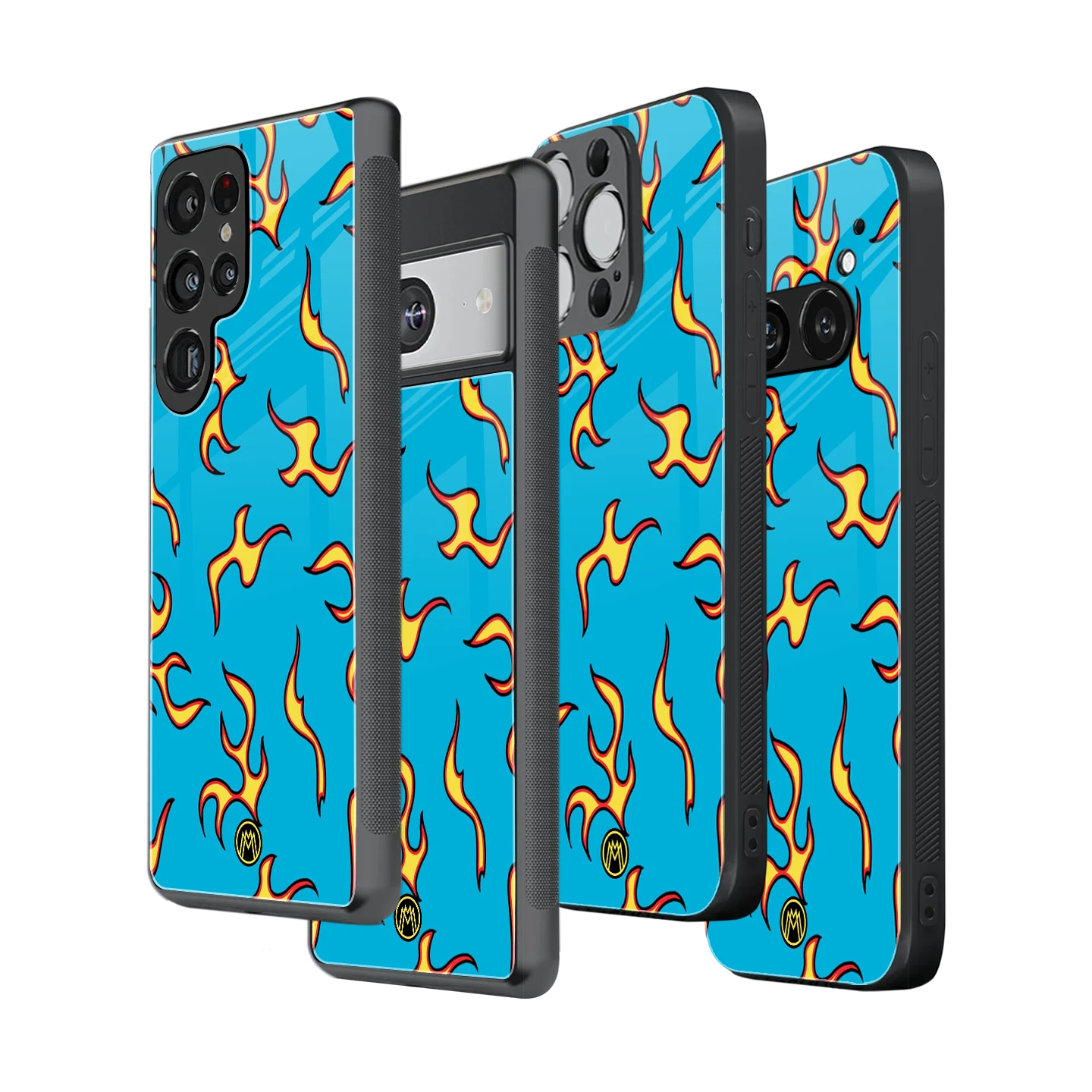 Stylish Glass Back Case for All Smartphones – iPhone, Samsung, OnePlus, Pixel, Redmi, Oppo, Vivo, Motorola