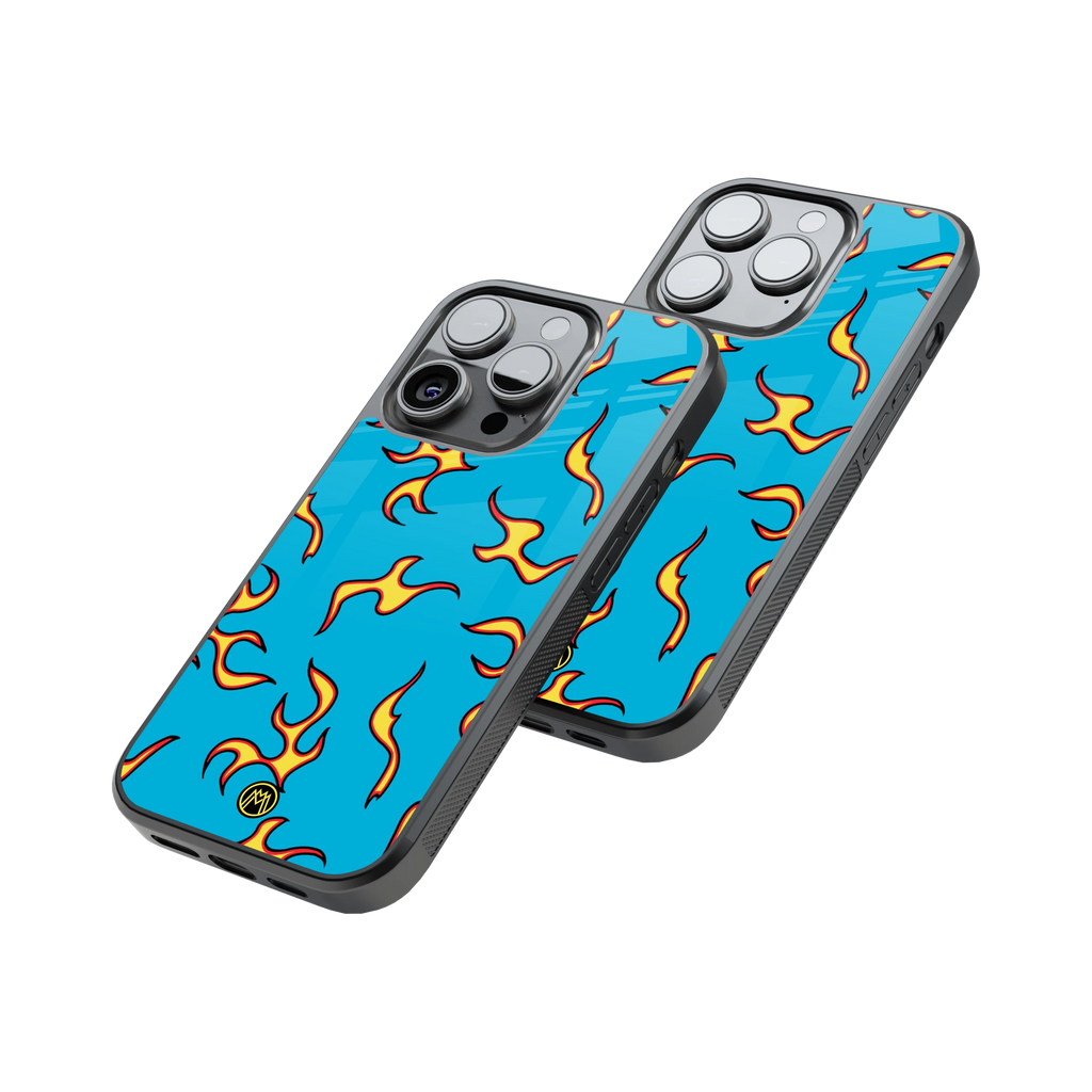 Protective Glass Back Phone Case Compatible with iPhone, Samsung, OnePlus, Pixel & More