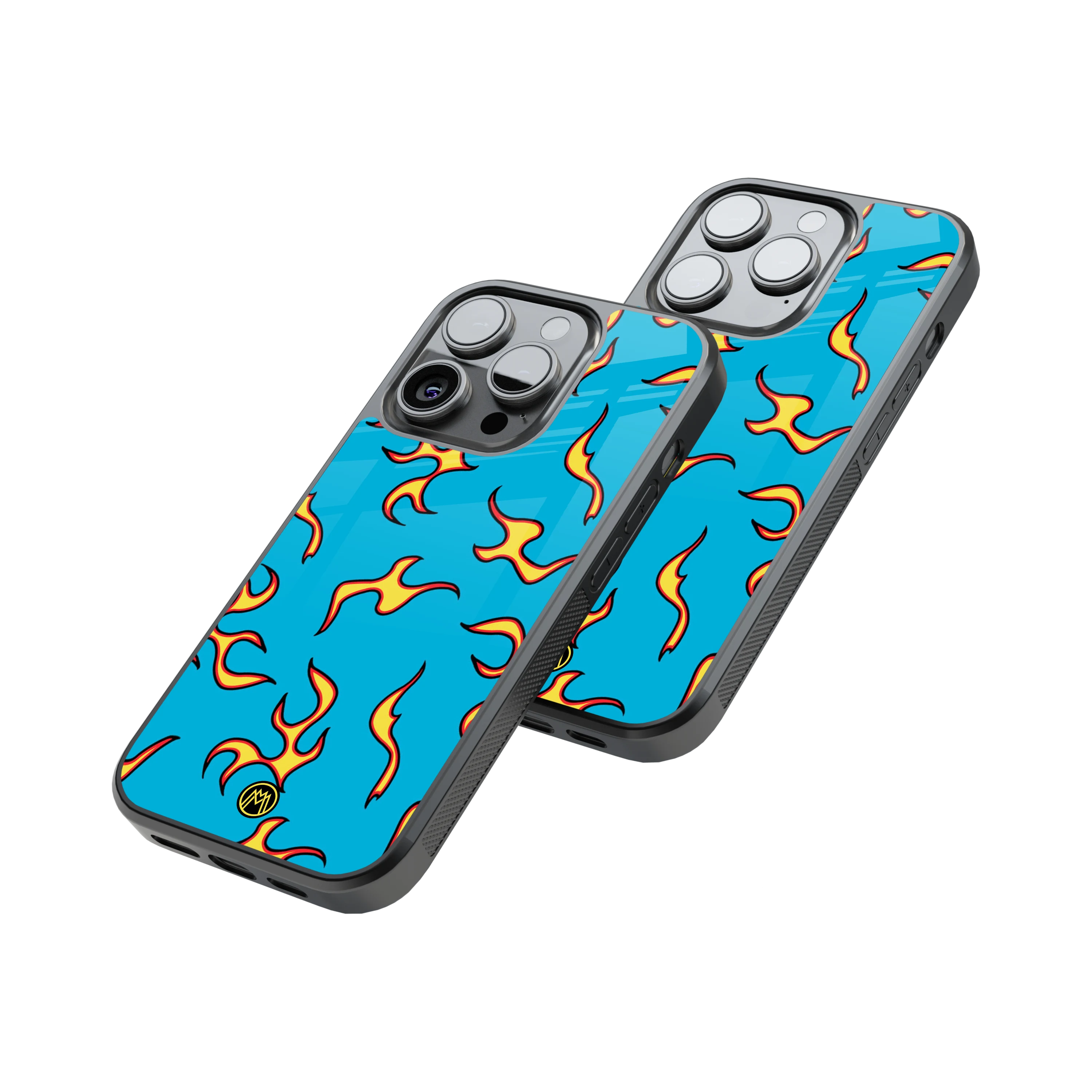 Protective Glass Back Phone Case Compatible with iPhone, Samsung, OnePlus, Pixel & More