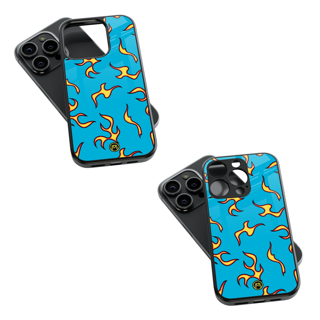 Trendy Glass Back Mobile Case for iPhone, Samsung, Redmi, OnePlus, Google Pixel, Motorola