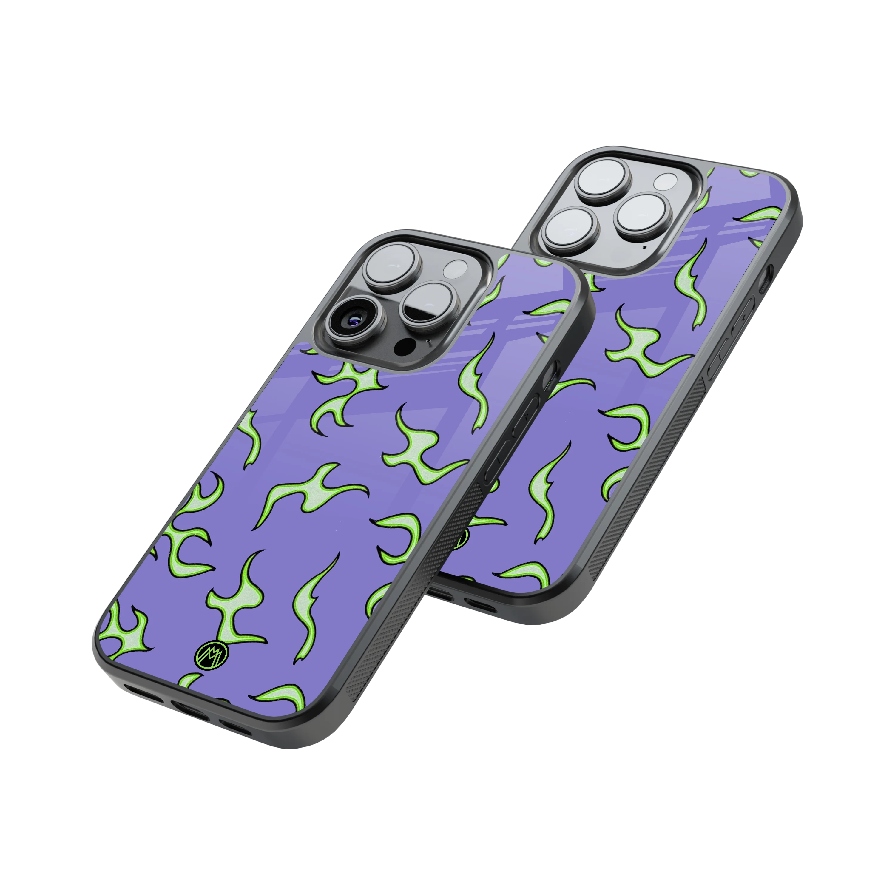 Protective Glass Back Phone Case Compatible with iPhone, Samsung, OnePlus, Pixel & More