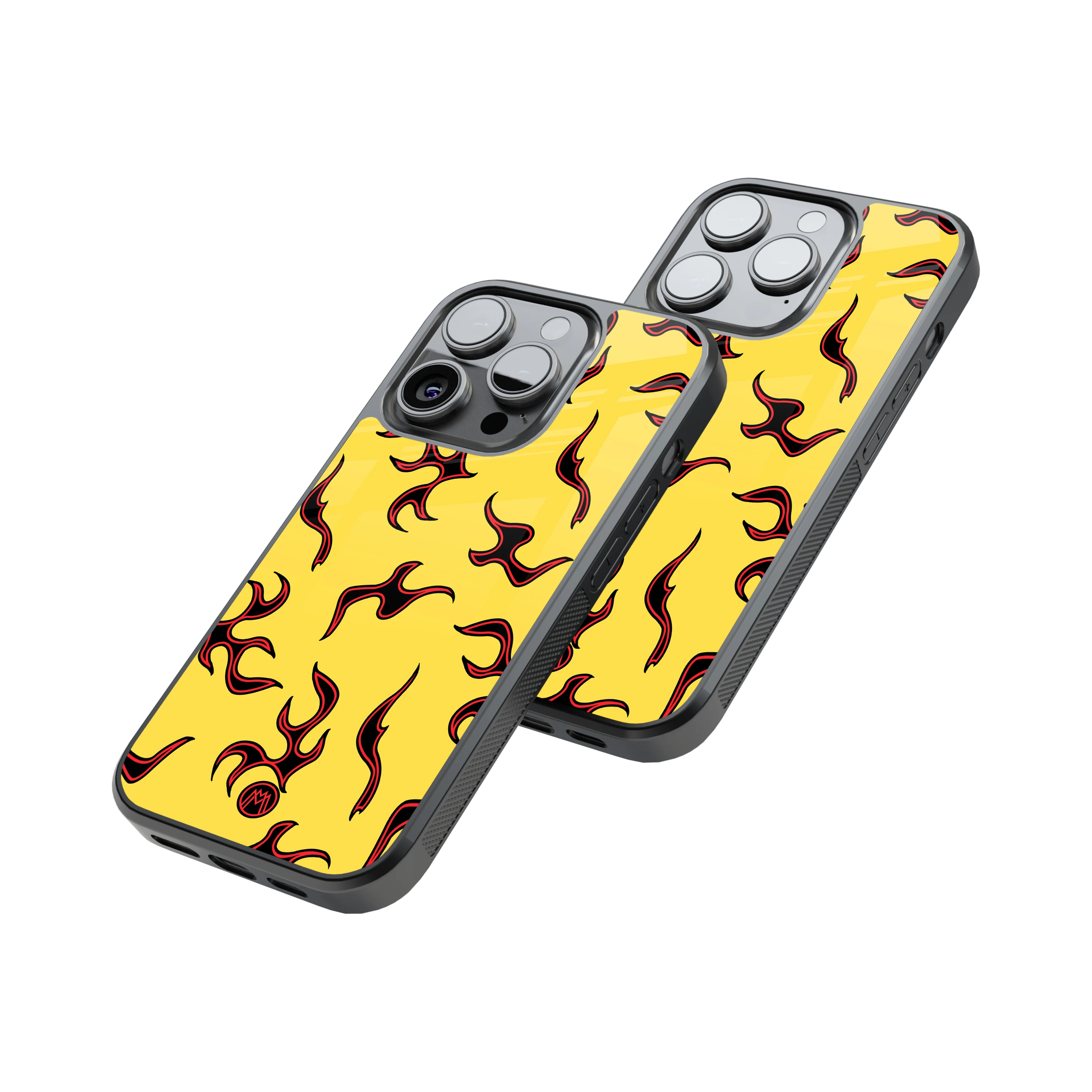 Protective Glass Back Phone Case Compatible with iPhone, Samsung, OnePlus, Pixel & More