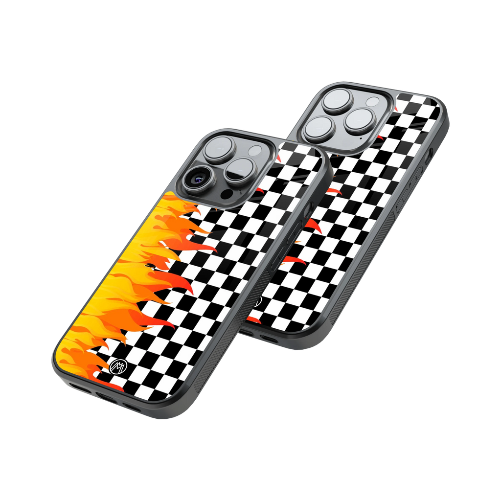 Protective Glass Back Phone Case Compatible with iPhone, Samsung, OnePlus, Pixel & More