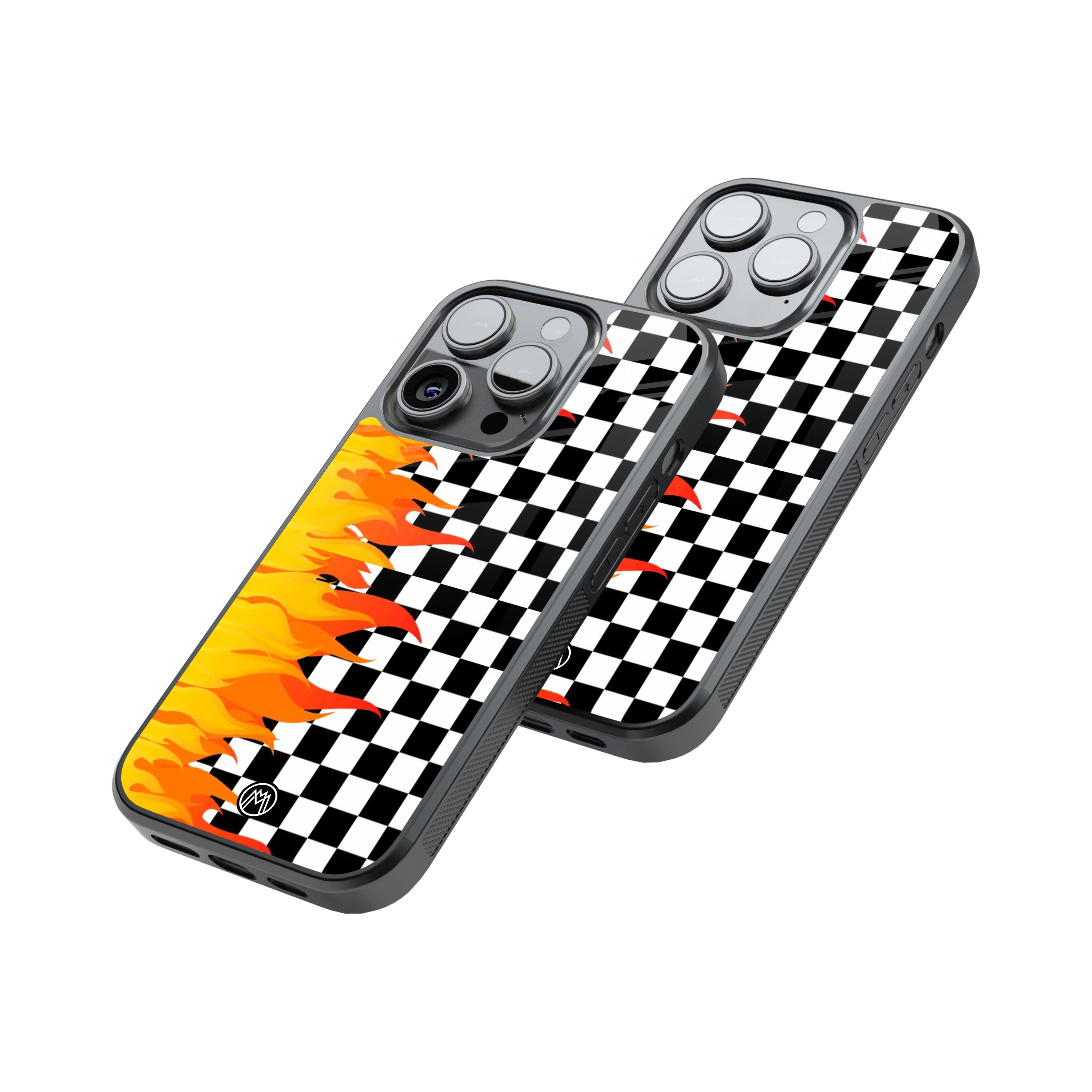 Protective Glass Back Phone Case Compatible with iPhone, Samsung, OnePlus, Pixel & More