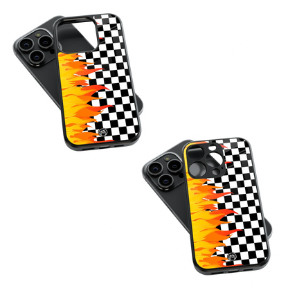 Trendy Glass Back Mobile Case for iPhone, Samsung, Redmi, OnePlus, Google Pixel, Motorola