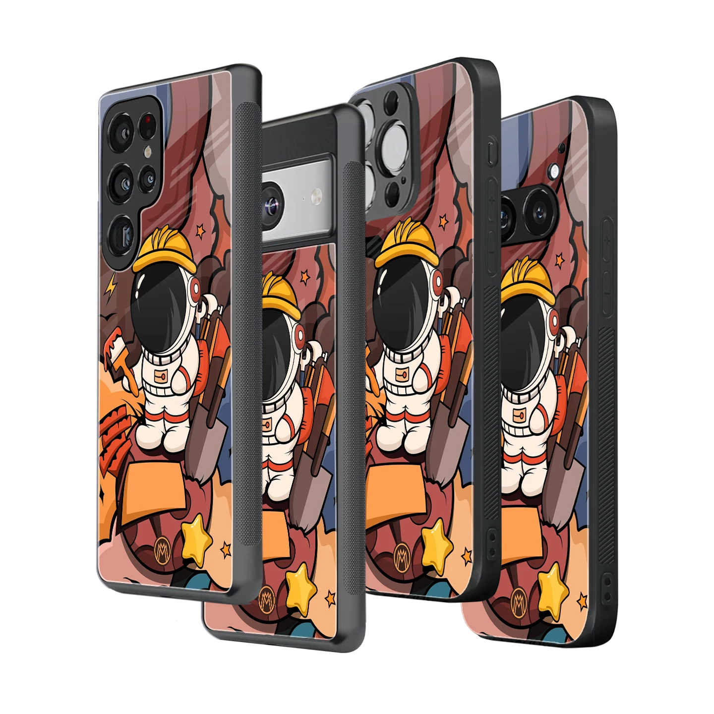 Stylish Glass Back Case for All Smartphones – iPhone, Samsung, OnePlus, Pixel, Redmi, Oppo, Vivo, Motorola