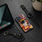 lil spaceman back phone cover | glass case for samsung galaxy s24