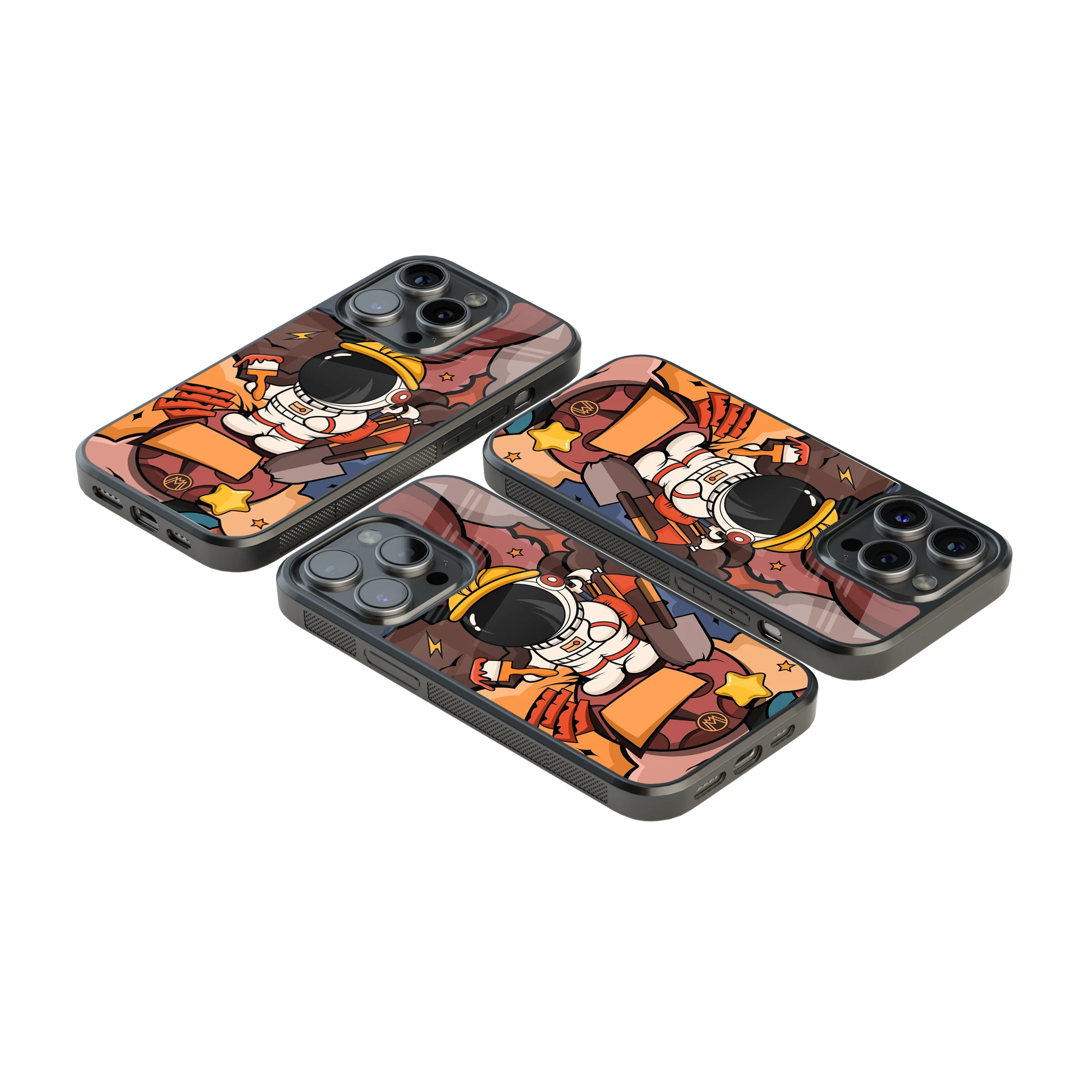 Luxury Glass Back Mobile Cover for iPhone, Samsung Galaxy, OnePlus, Pixel, Redmi & More