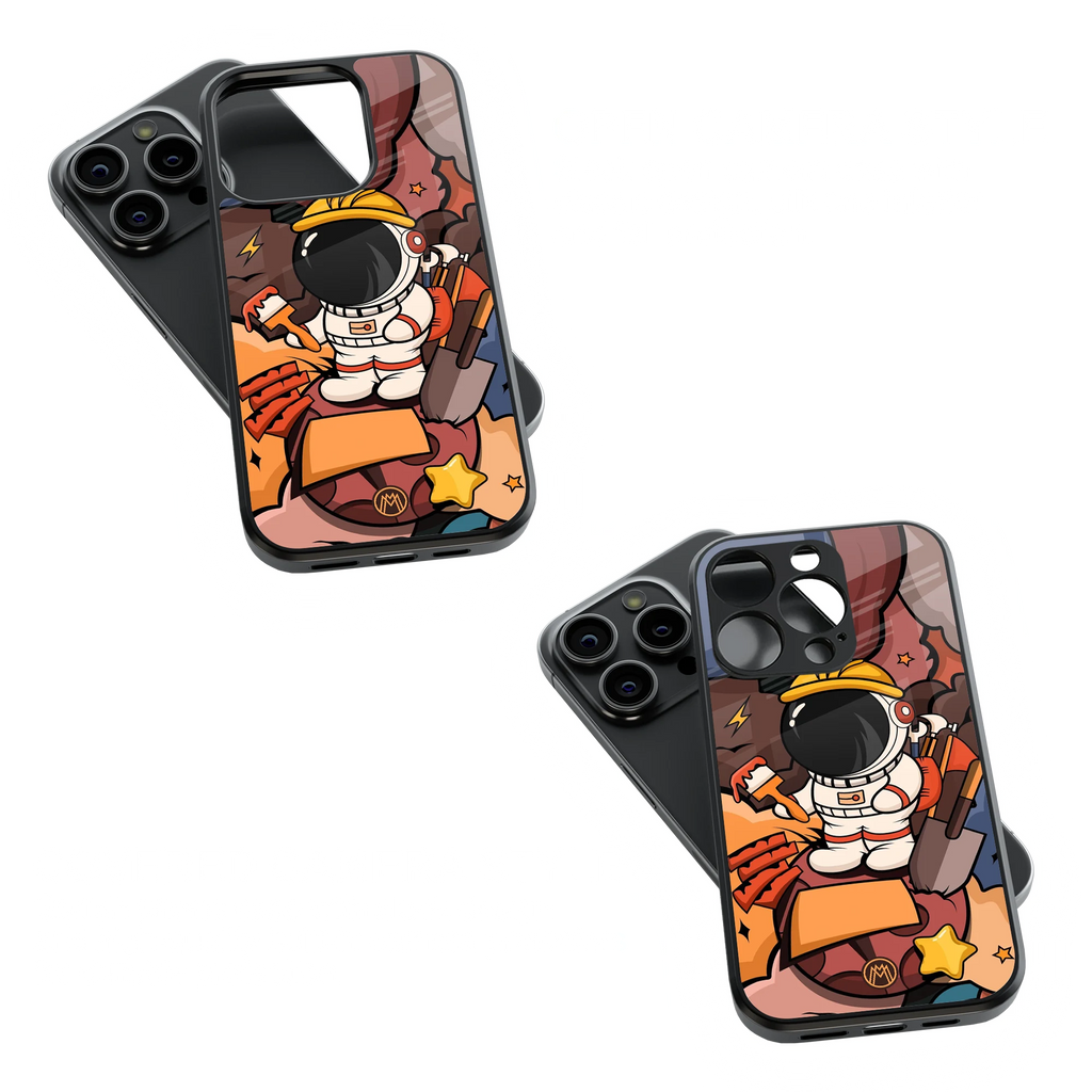 Trendy Glass Back Mobile Case for iPhone, Samsung, Redmi, OnePlus, Google Pixel, Motorola
