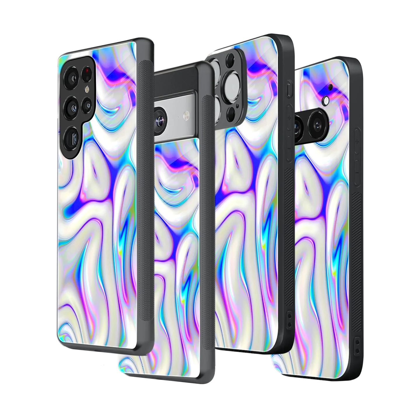 Stylish Glass Back Case for All Smartphones iPhone, Samsung, OnePlus, Pixel, Redmi, Oppo, Vivo, Motorola