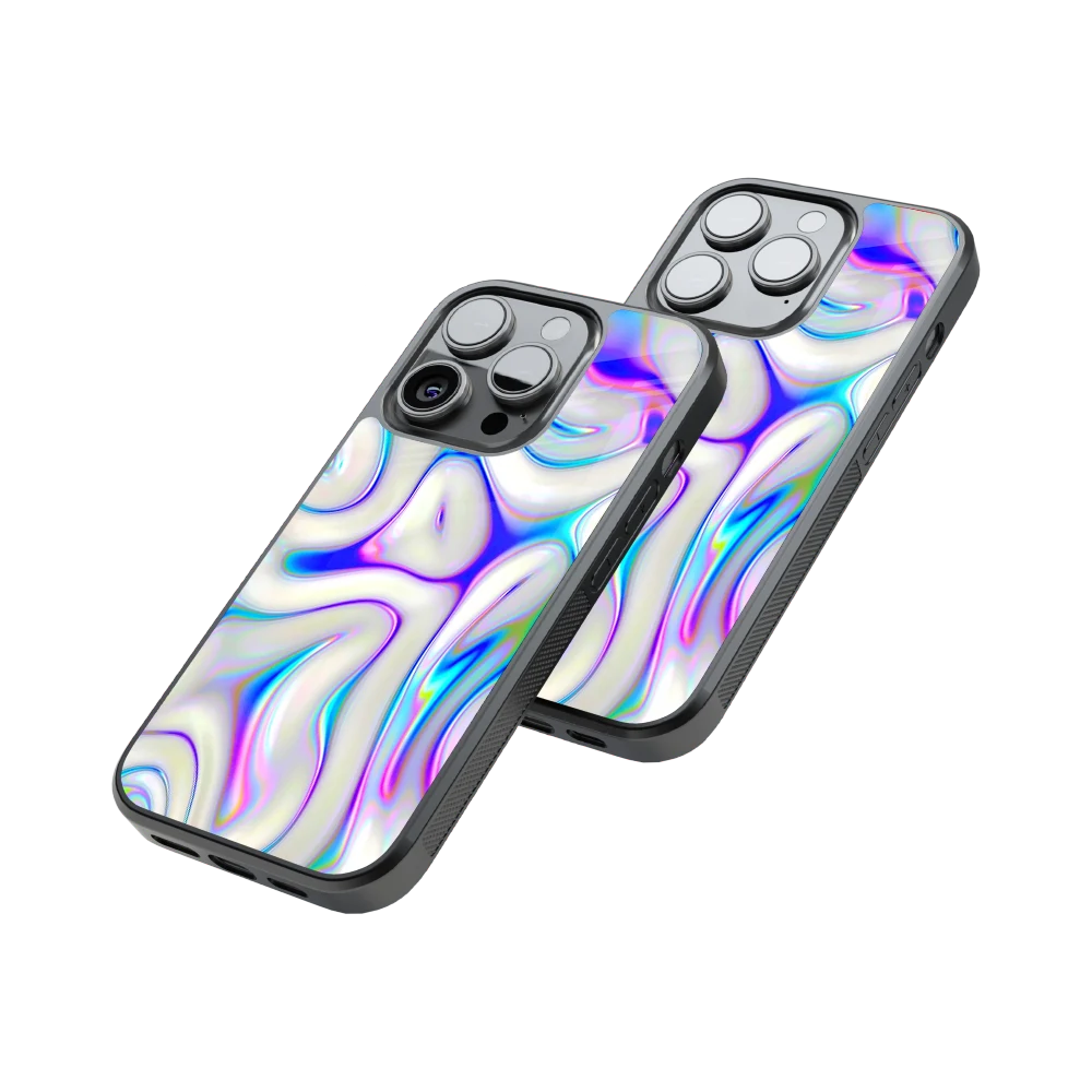Protective Glass Back Phone Case Compatible with iPhone, Samsung, OnePlus, Pixel & More