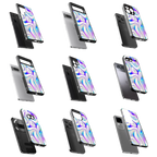 Durable Glass Back Mobile Case for iPhone, Samsung, OnePlus, Google Pixel, Redmi, Vivo, Oppo