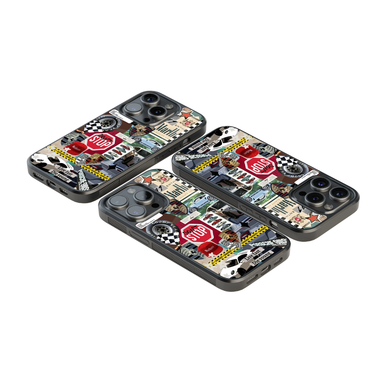 Luxury Glass Back Mobile Cover for iPhone, Samsung Galaxy, OnePlus, Pixel, Redmi & More