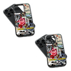 Trendy Glass Back Mobile Case for iPhone, Samsung, Redmi, OnePlus, Google Pixel, Motorola