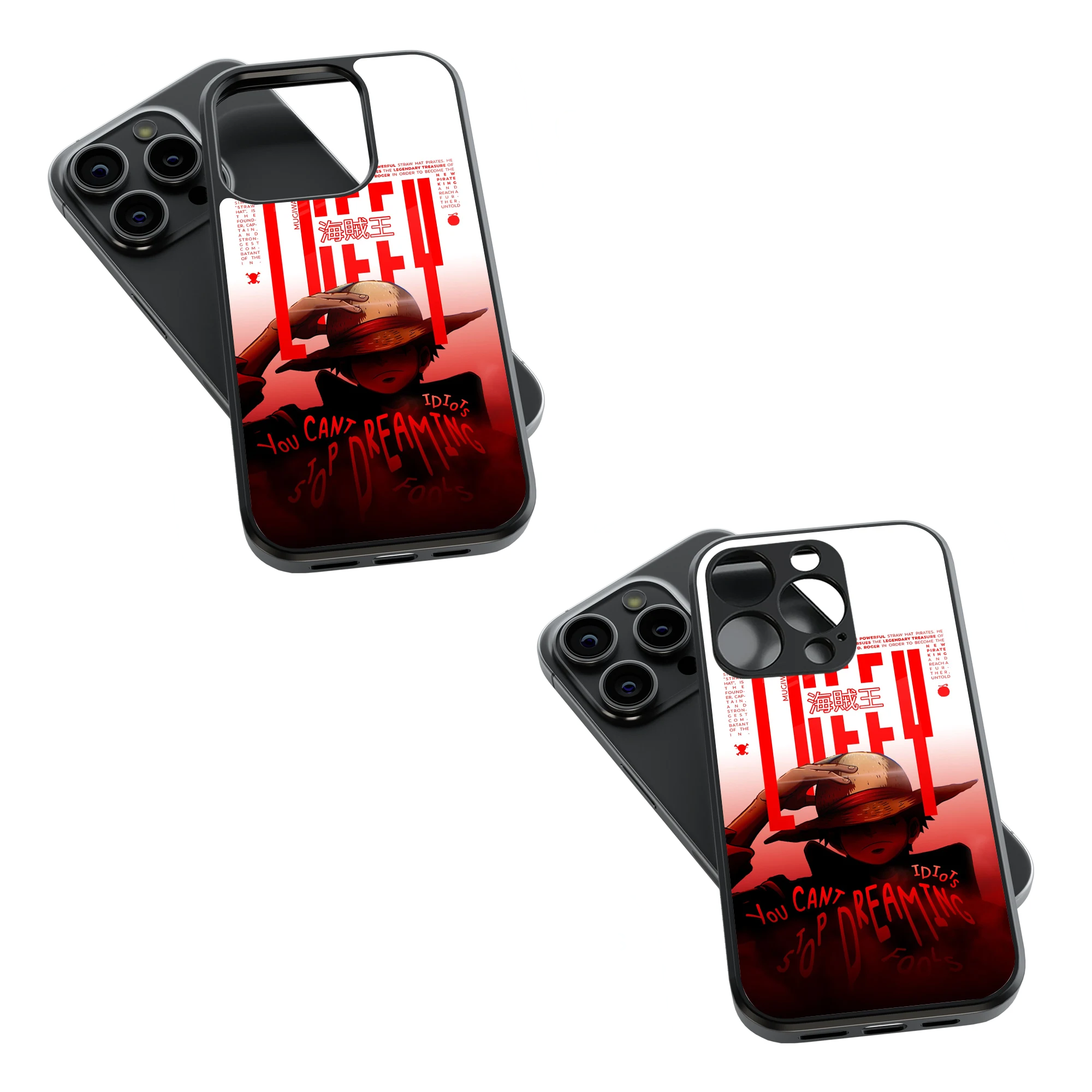 Trendy Glass Back Mobile Case for iPhone, Samsung, Redmi, OnePlus, Google Pixel, Motorola