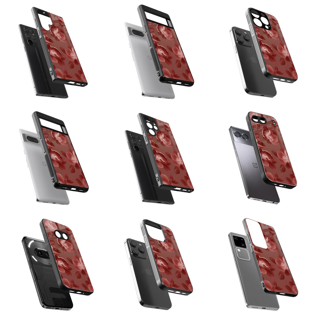 Durable Glass Back Mobile Case for iPhone, Samsung, OnePlus, Google Pixel, Redmi, Vivo, Oppo