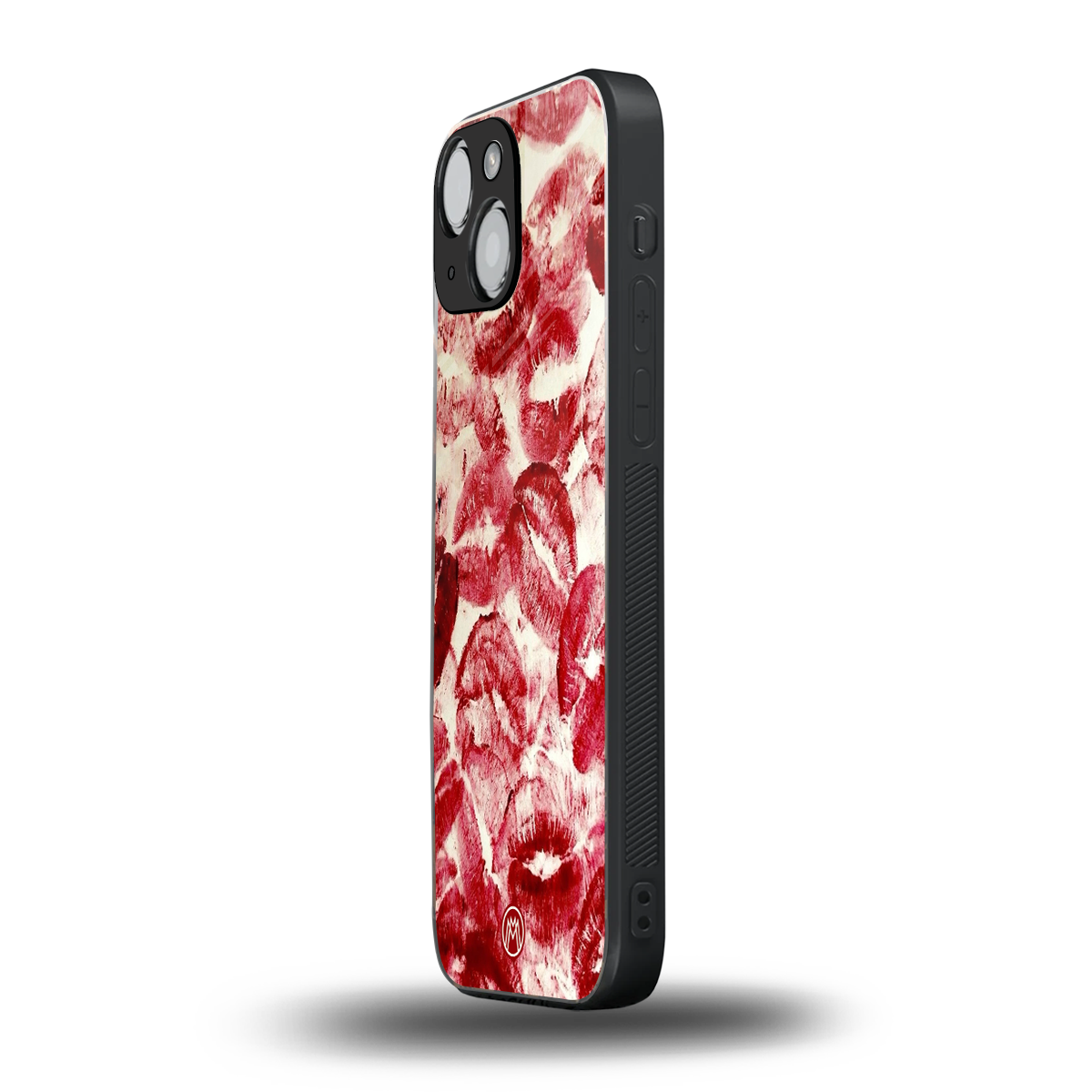 lip glam back phone cover | glass case for iphone 13 mini