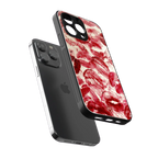 lip glam back phone cover | glass case for iphone 13 pro max
