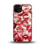 lip glam back phone cover | glass case for iphone 13