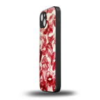 lip glam back phone cover | glass case for iphone 15 plus