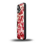 lip glam back phone cover | glass case for iphone 16 plus