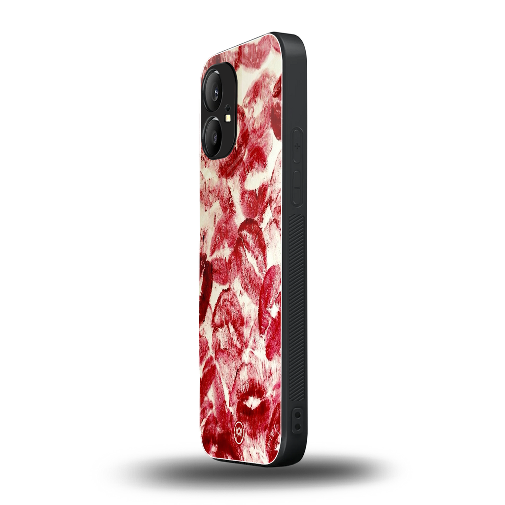 lip glam back phone cover | glass case for nothing phone 1