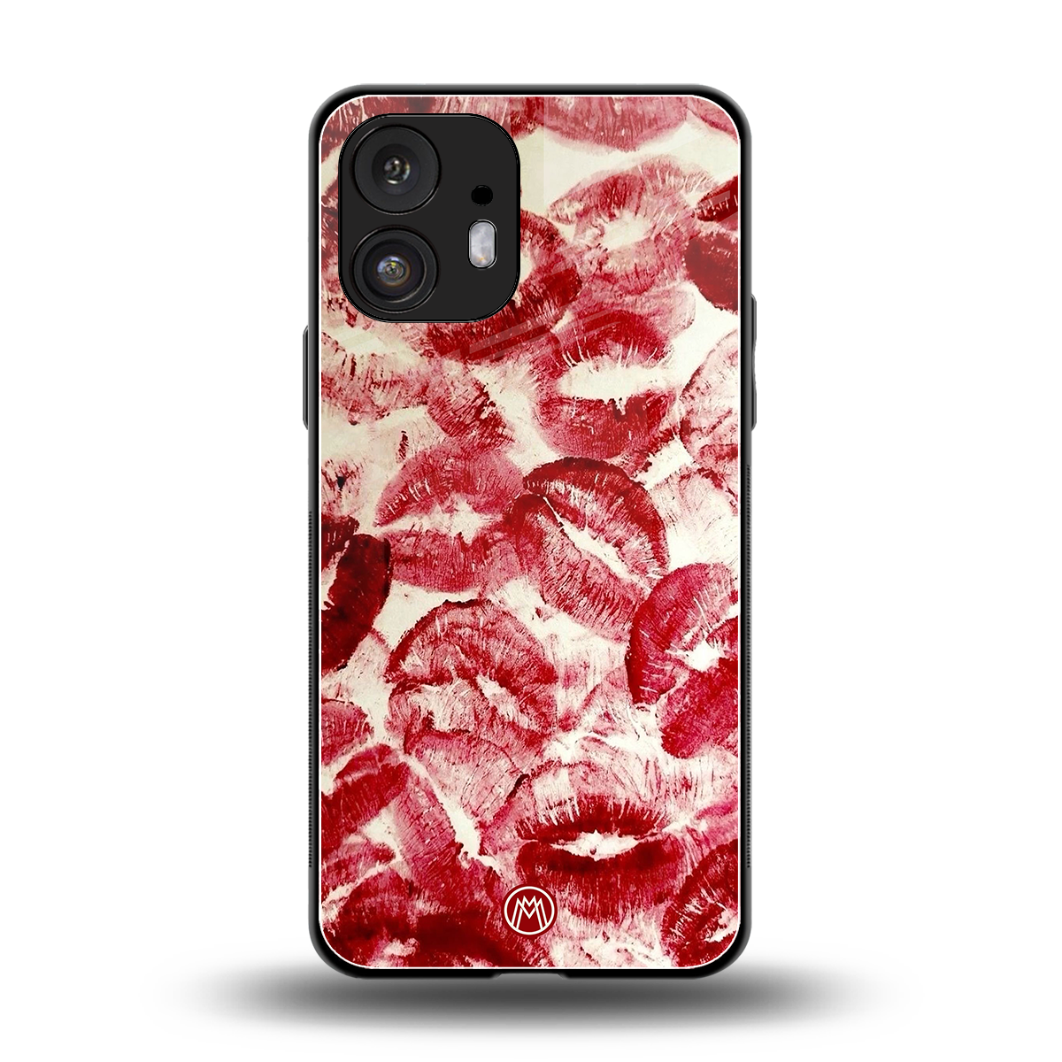 lip glam back phone cover | glass case for nothing phone 2