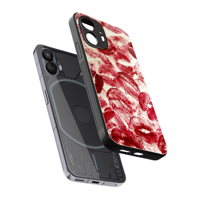 lip glam back phone cover | glass case for nothing phone 2
