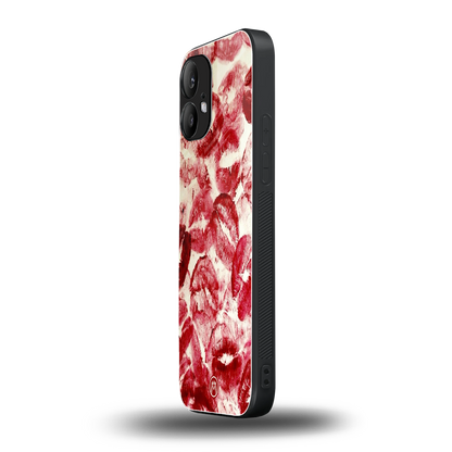 lip glam back phone cover | glass case for nothing phone 2