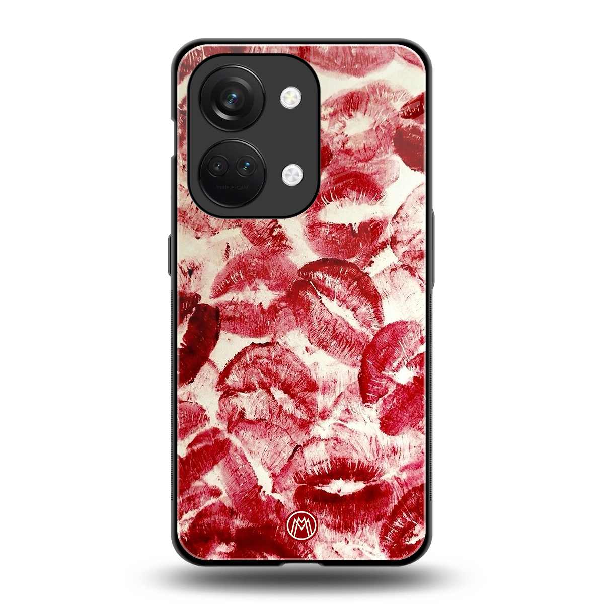 lip glam back phone cover | glass case for oneplus nord 3