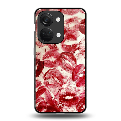 lip glam back phone cover | glass case for oneplus nord 3
