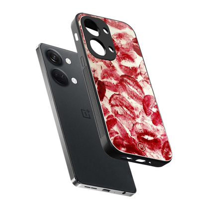 lip glam back phone cover | glass case for oneplus nord 3